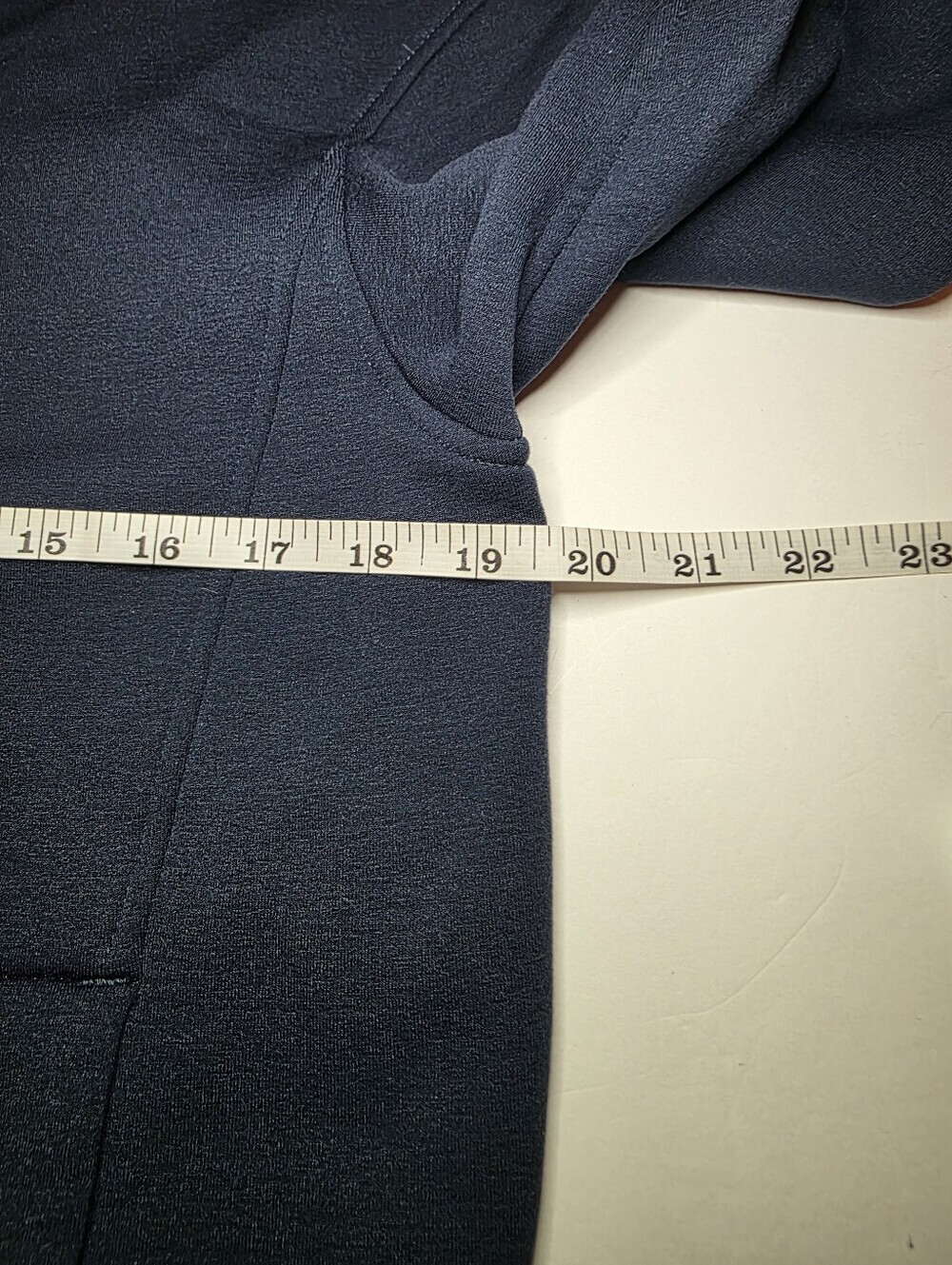 Lululemon Kick The Cold Funnel Neck Fleece Sweatshirt Inkwell Navy Blue Size 8 - Picture 14 of 15